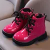 Sneakers Children Stiefel für Jungen Herbst Winter 2023 Schnüren -up -Mädchen Girls Mode Botas Kleinkind Kinder Schuhe CSH1457 230815