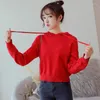 Frauenpullover mit Kapuze beschnittener Pullover Frauen 2023 koreanische Mode Herbst Winter Frau Strickputz Dicke Strickwege Damen Jumper