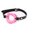 Giocattolo del sesso Massaggiatore Pompino femminile Schiavo Labbra in silicone o Anello Bocca aperta Gag Fetish orale BDSM Bondage Restrizioni Erotico Sessuale Adulto