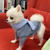 Odzież dla psa Bezpłatna szalik Solid Sweter Kardigan dla psów kota jesień pens