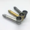 Nieuwe coole kleurrijke zinklegering pijpen draagbaar verwijderbaar kruid tabaksfilterscherm lepel bowl roken bong houder handpipes eenvoudige schone handbuis dhl