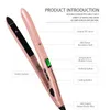 Negative Ion Infrared Hair Straightener and Curler with LED Display - Professional Hair Care Tool for Smooth and Shiny Hair