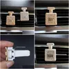 Interior Decorations Diamond Per Bottle Decor For Vent Clip Air Freshener In Decoration Aroma Diffuser Car Accessories 0919 Drop Deliv Dhv5D