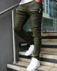 Pantaloni da uomo maschile hip hop cargo joggers streetwear cotone casual slim sport pantaloni allenamento allenamento fitness tasche con cerniera