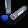 50ml Plastic Screw Cap Flat Bottom Centrifuge Test Tube with Scale Free-standing Centrifugal Tubes Laboratory Fittings Fcnnj