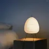 Lampy stołowe japońska lampa w stylu papieru Rice Paper Standing Kreatywny grzyb salon wystrój domu