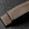 Watch Bands Handmade Elephant Gray First Layer Cowhide Leather Watchband 18 19 20 21MM Soft Vintage Ultra-Thin Bracelet