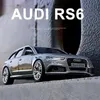 1 36 Audi RS6 Station Wagon Alloy Car Brinquedo Diecast Metal Veículo Sportcar para Ldren Birthday Collection Presentes de Natal T230815