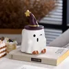 Mokken 320 ml schattige Halloween spookvorm mok Japanse cartoon kawaii elf keramische creatieve thuis keuken drinkgerei 230815