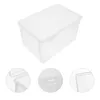 Plates Bread Storage Box Fruit Clear Candy Boxes Large Containers Metal Garbage Can Lid Tea