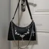 Shoulder Bags Y2K Harajuku Women's Bag 2023 Trend Gothic Skull Chain Handbag Women's High Street Punk Cross Shoulder Bag caitlin_fashion_bags