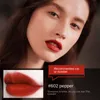 Mazc أحمر الشفاه Matte Lipstick مخملية مقاومة للماء للبلصات الشفاه Dark Skin Cosmetics ipsticks لأحمر شفاه البشرة البني للنساء Mac Lipstick للنساء