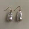 Dangle Ohrringe Big Sale- Barock Perle natürlicher Süßwasser Hochzeit Schmuck Brautjungfer Geschenke Jubiläum Geschenk 4un-e056