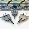 항공기 모들 스케일 1/100 전투기 모델 미국 F-14A F14 VF-84 군용 항공기 복제 항공 제도 비행기 소년을위한 수집 가능한 장난감 230814