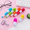 Bollpoint Pens 30 PCS Cartoon Pill Pen Capsule Telescopic Ballpoint Pen Children Students Ballpoint Stationera Partihandel 230815