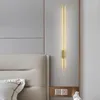 Wall Lamps Minimalism LED Lights Living Room Background Stair Way Bedroom Ceiling Surface Mounted Black Gold Luminaria