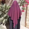 Vêtements ethniques Eid One Piece Prière Abaya Jilbab Hijab Kaftan Robe à capuche Longue Khimar Modeste Islam Dubaï Vêtements