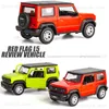 1 26 Suzuki Jimny 2018 SUV -Legierungsauto -Spielzeug -Auto -Metall -Kollektion Modellauto -Sound und Lichtspielzeug für LDREN T230815