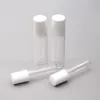 5 10 ml heldere rolflessen met glazen bal voor etherische olie parfum glazen rol op flessen met witte deksels reismaat oexbi