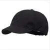 Tappi a sfera corta brim colore solido ombra regolabile uomo cappellino berretto da baseball primavera versione coreana protezione solare donne snapback papà cappello