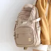 Rucksack wasserdichte Nylon große Kapazität Mehrere Taschen Männer und Frauen Einsetzen Schnallen Reisetasche Unisex Schoolbag