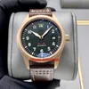 21 Style Luksusowe zegarki 326901 MARK XVII 40 mm All Black Automatyczne mechaniczne męskie zegarek czarny pasek do tkaniny Pieczniki