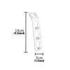 Hangers 4pcs Multifunctional Clothes Hanger Hooks Multi-Layer Plastic Closet Organizer Suitable For Heavy Nerg