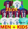 23 24 LEWANDOWSKI Camisetas De S Soccer Jerseys GAVI PEDRI 2023 2024 ANSU FATI FERRAN RAPHINHA DEST Football Shirt Men Kit Kids Equipments