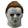 Party Masks 1pcs/Lot Party Mask Halloween Michael Myers Horrible Props Latex Full Face Mask for Adult Cosplay 230814