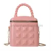 Cross Body Summer Candy Color Jelly Small Square Bag Women's Mini Lipstick Bag Pressed Shell Handheld Box Bag Girls 'Chain Crossbody Bagstylishhandbagsstore