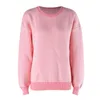 Kvinnors tröjor Autumn Winter Streit Street Trend Bottoms Tops For Women Round Neck Long Sleeve Pullover Sweater