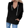 Gym kleding vrouwen hoodies pullover mode lange mouw sweatshirt met zaklichtgewicht kap