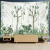 Taquestres de goiaba Banana Planta de tapeçaria parede pendurada ramo de ramo tropical paisagem hippie dormitório tv de fundo decoração de parede r230815