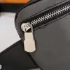 Projektant mody torba talii męska duża pojemność przenośna torba na ramię skórzana fanny pakiet klasyczny nadruk torba mody wytłoczona torba na karty portfela