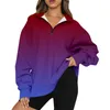 Fitnesskleidung übergroße Damen Pullover Mode lässig Frauen warm warmes Sweatshirt Langarm V extra leichte Schweißhemden Frauen Frauen