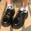 Dress Shoes platform Oxford s shoe heels platforms lolita School Uniform Student Girls Kawaii Round Toe Mary Janes 230815