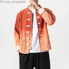 Jackets de rua masculino Casual Casual Men's Jacket Opendes Men's New Jacket Retro Moda Single Chest Men's Jacket Chinese Style 5xl Z230816