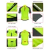 Cycling Shirts Tops WOSAWE Men's Cycling Jersey Short Sleeves Breathable Cool Bicycle Bike Shirt Summer Quick Dry MTB Road Biking Jersey Men 230815