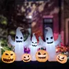 Itens de novidade 240cm8ft Halloween Fantasma inflável com brinquedos leves de abóbora Brinquedos de Halloween Decoração ao ar livre adereços para suprimentos de festa J230815