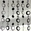 Curtain PVC plastic curtain children's room cartoon decorative black and white color hanging ring 230815