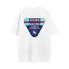 Rhude T-shirt Ontwerpers Mode Heren Dames Tees Niche Schoonheid Trend Rhude Race Patch Dubbel Garen Puur Katoen Casual Korte mouwen Street chic Tops