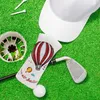 Other Golf Products Magnetic PU Leather Golf Club Head Cover Balloon Pattern Golf Putter Cover Reusable Golf Accessories Golf Iron Club Head Covers 230814