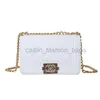 Shoulder Bags La Ma Tong Style Lingge Chain Women's Bag 2023 New Fashion Korean Version niche design single shoulder crossbody bag for women caitlin_fashion_bags