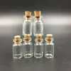 05ml Vials Clear Glass Bottles with Corks Mini Glass Empty Bottle Small 18x10mm(HeightxDia) Cute Craft Weddings Wish Bottles Dhpdg