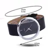 Wristwatches 2023 Men'S Leather Strap Casual Fashion Quartz Watch Clothing Accessories