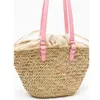 Abendtaschen Rosa B Stroh Tote Frauen Mode Boho Weben Handtaschen Weibliche Sommer Strand Urlaub Umhängetasche Große Kapazität Shopper 230814