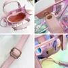 Torba wieczorowa PVC Torba na ramię Modna duża pojemność Przezroczysta przezroczysta torebka Ręka Ręka Jelly Candy Color Crossbody Tote 230814