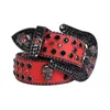 Bälteshuvud Skull Buckle Belt Women Pu-Leather Rem Buckle Belt Western Cowboy Y2K Girls Fashion Belt för Jeans Dropship 230814