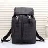 Designer mochila clássico vintage marrom preto xadrez cinza feminino grande capacidade famosa moda bolsa de ombro viagem lage ao ar livre