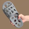 Slipper Summer Leaky Slippers for Men and Women In Household Bathrooms Non-skid and Breathable Cooling Slippers Men